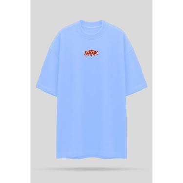 Imagem de Camiseta Oversized Shatark Pokémon - Azul Claro-Masculino