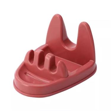 Imagem de AKALNNB ?Rack de tampa de panela rack de tampa de panela bancada tábua de corte rack de tampa de panela de cozinha suporte de plástico prateleira suporte de prato vegetal suporte organizador de tampa