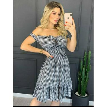 Imagem de Vestido xadrez em viscose - Delicat doll