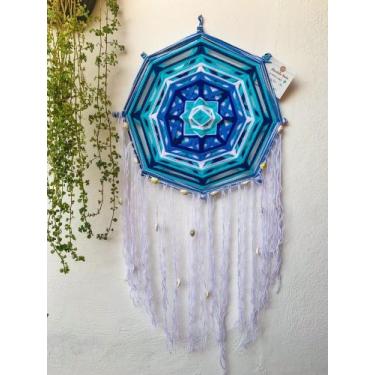 Imagem de Mandala de Lã Decorativa - Artesanal