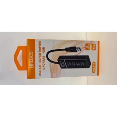 Imagem de Hub usb 3.0 4 portas - Hrebos