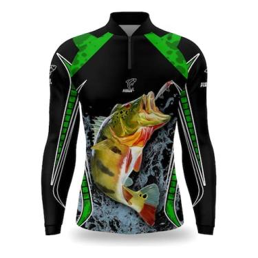 Imagem de Camisa De Pesca Infantil Uv50 Camiseta Pescaria Proteção Uv - Duart Fi
