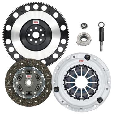 Imagem de ClutchMax ClutchMaxPRO Performance Stage 2 Kit de embreagem com volante Chromoly compatível com 2013-2016 Scion FR-S 2013-2018 Subaru BR-Z FA20 2017 2018 Toyota 86 4U-GSE 6 velocidades