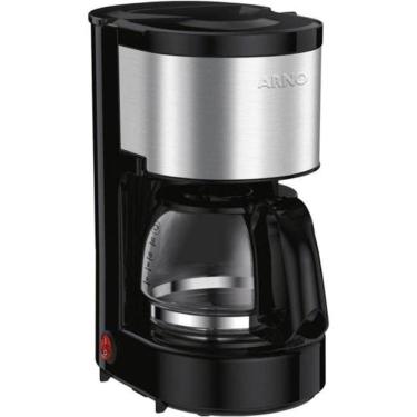 Imagem de Cafeteira Elétrica Arno Perfectta Inox 600ml Jarra De Vidro 220V