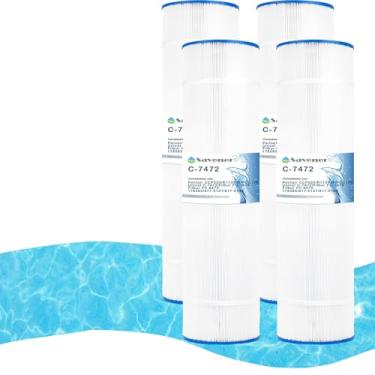 Imagem de Savener Cartucho de filtro de piscina C-7472, compatível com Pentair CCP520, R173578, PCC130, 178585, 817-0131, 817-0143, FC-1978, Filbur FC-6475, Ultral-A7, 160332, PLFPCC11 30, 71 252, 125 pés