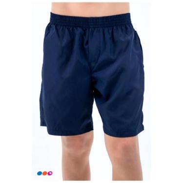 Imagem de Bermuda Tactel Lisa Juvenil Masculina - Nick.Tóia, Marinho, 10