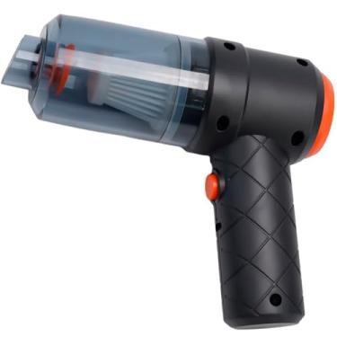 Imagem de Mini Aspirador e soprador De pó sem fio Portátil Potente 2 in 1 para Automotivo/Carro e Casa