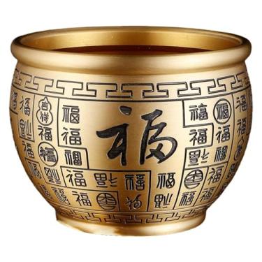 Imagem de FashionCha Tigela Decorativa Feng Shui, Item de Decoração para Escritório, Suporte de Latão para Bacia, Ideal para Festa de Inauguração Ou Sala de Estar, Style a, Tamanho real