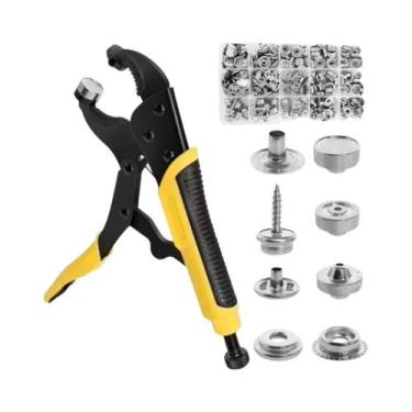 Imagem de Alicate De Pressão Manual Miniatura Para Botões De Pressão, Rebites E 