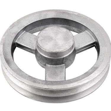 Imagem de Polia Alumínio 180mm 2 Canais Perfil A Vonder