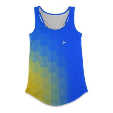 Imagem de Regata Fem Atlética Basic Azul, M