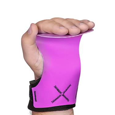 Imagem de PROGNE SPORTS Luva Crossfit Musculação Grip X-Pro - Lona Dupla Face, Rosa, Pequeno