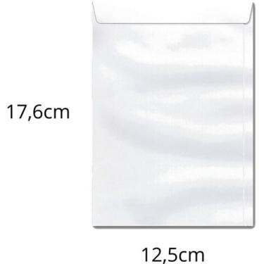 Imagem de Envelope Saco Branco 125X176 90GRS. OF 18 CX.C/250 - SCRITY