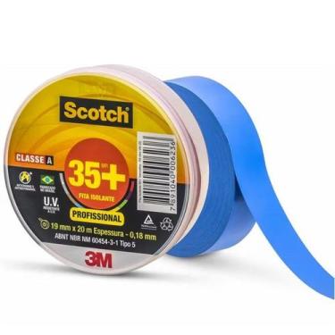 Imagem de Fita Isolante 3M SCOTCH 35+ 19MM X 20M Azul