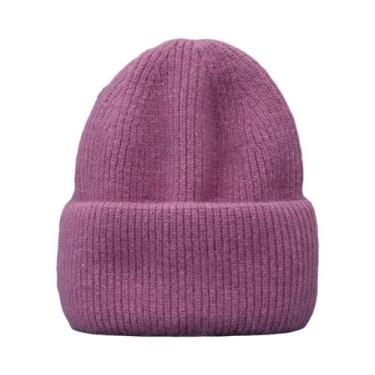 Imagem de Gorro Feminino De Inverno Em Pele De Coelho Genuína, Quente E Moderno,