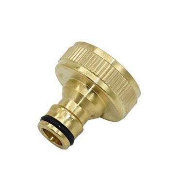 Imagem de 1'' Feminino Lat?o Roscado Cobre Conector R¨¢pido Acess¨®rios para Torneira Jardim Casa ing Juntas de Irriga??o Encaixe para Tubo de Lavagem de Carro, H