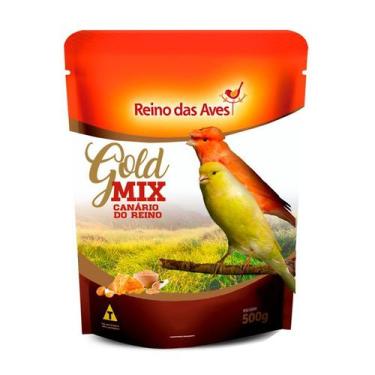 Imagem de Alimento Para Canário Do Reino Gold Mix 500G - Reino Das Aves