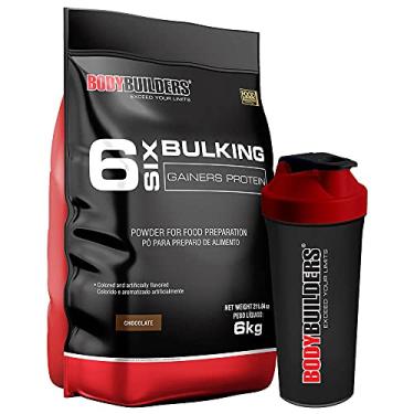 Imagem de Kit 6 Six Bulking 6kg + Coqueteleira – Bodybuilders Sabor Chocolate