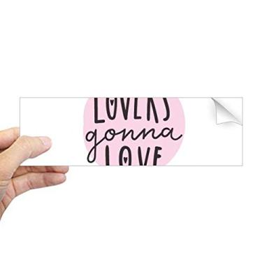 Imagem de DIYthinker Lovers Ganna Love Adesivo retangular para janela de notebook