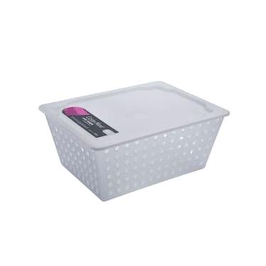 Imagem de Cesta Organizadora Coza Maxi 10829 com Tampa