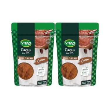 Imagem de Kit 2 Pouchs de Cacau em Pó 100% Cacau 100g cada - Vitao