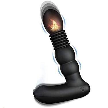 Imagem de Estimulador Massageador de Próstata Silencioso Masculino USB Rechargable Pleasure Massaging Prostata Dispositivo de Estimulador À Prova D' Água Prostate Massagem Vibradores prostáticos Mais Conve K2