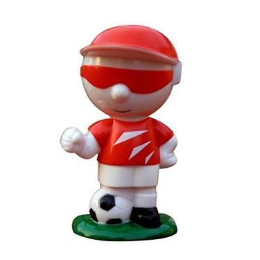 Imagem de Luz Noturna Infantil Tipo Times de Futebol Vermelho e Branco, Key West, DNI 6147, Pequeno