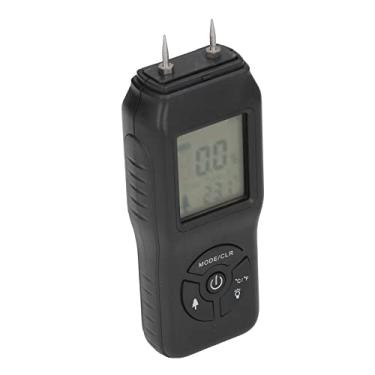 Imagem de Medidor de umidade de madeira, detector de vazamento de água tipo pintype testador digital de umidade com visor LCD para madeira, lenha tijolo, drywall, papel, gesso