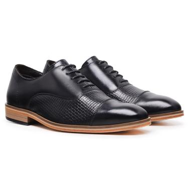 Imagem de Sapato Oxford Masculino Couro Estampado Cullen