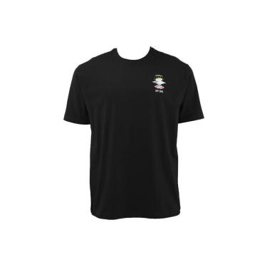 Imagem de Camiseta Rip Curl Search Essential Tee Black - Masculino-Masculino