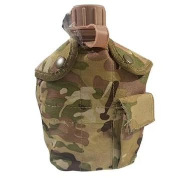 Imagem de Cantil Tatico Militar Com Caneca De Aluminio E Capa Multicor (CP)