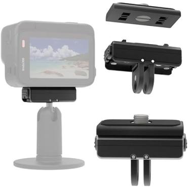 Imagem de Coyktonty Montagem/adaptador de liberação rápida para INSTA360 Ace Pro/Ace/ONE X3/ONE X2, adaptador magnético de liga de alumínio, suporte adaptador de liberação rápida