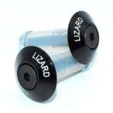 Imagem de Acabamento De Guidão Universal Lizard Alumínio, Preto