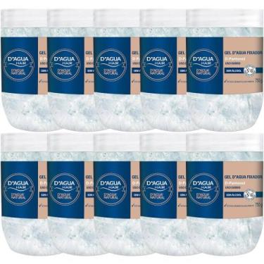 Imagem de 10UN Gel D'agua Fixador Para Uso Diário 750G D'agua Natural - D'Água N