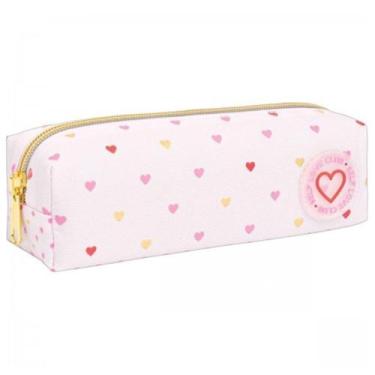 Imagem de Estojo Medio Academie Coracao Metalizado - Tilibra