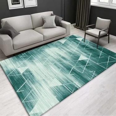 Imagem de Tapete abstrato moderno para decoração de casa, carpetes para sala de estar, cinza, tamanho grande, sofá, área, tapete, quarto, varanda, decoração, tapete de chão, flanela 13.200 x 300 cm 78,7 x