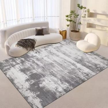 Imagem de Tapete cinza para casa, sofá, cadeira, área, tapetes, tamanho grande, 200x300, carpetes para sala de estar, quarto, sala de estar, tapete macio, flanela, 7.200x250cm, 78,7x98 pol.
