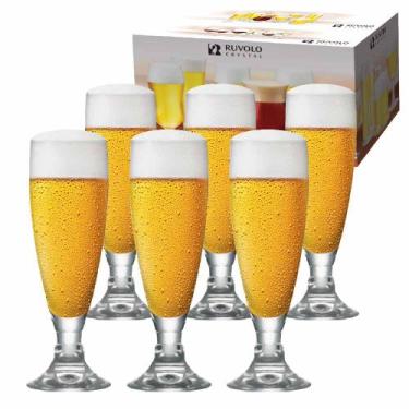 Imagem de Taça de Cerveja de Cristal Heroldik 330ml 6 Pcs - Ruvolo