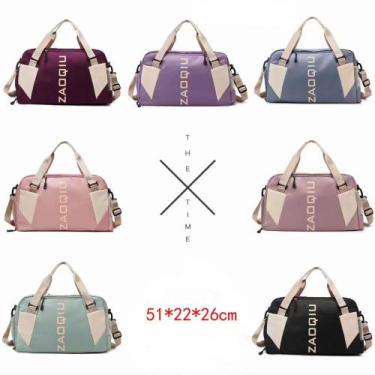 Imagem de Bolsa Feminina Masculino Blogueira Mala Esportiva Fitness Academia Spo