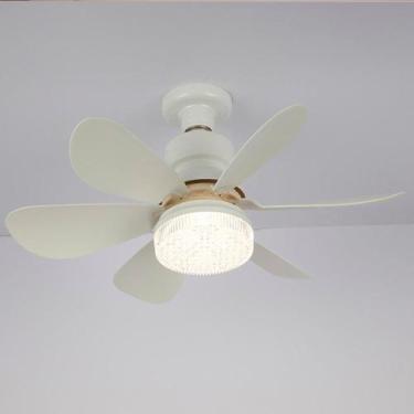 Imagem de Ventilador de Teto Moderna 6 Pás com Controle Remoto Silencioso - CORR