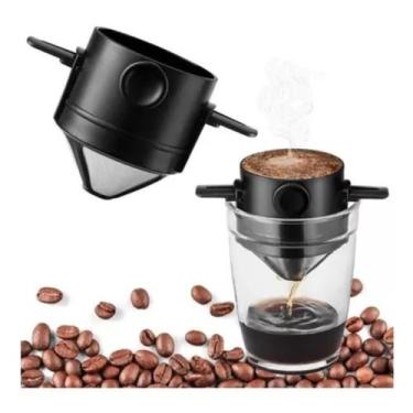 Imagem de Mini Coador Cafeteira Portátil Filtro De Café Individual - B-Max