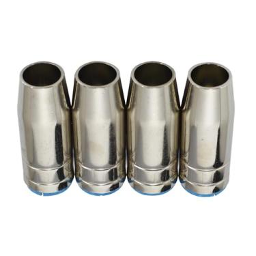 Imagem de RIVERWELD Bocais cônicos espessura de parede 1,2 mm 145.0076 peças compatíveis com BINZEL MB25 25AK tocha de soldagem MIG MAG resfriada a ar 4pk (cobre)
