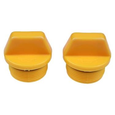 Imagem de Chamixx 2 plugues universais de tampa de enchimento de óleo 6G8-15363-00 compatíveis com motores de popa Yamaha de 4 tempos