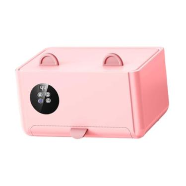 Imagem de Generic Aquecedor de lenços umedecidos portátil multifuncional aquece rapidamente e uniformemente dispensador de lenços umedecidos aquecedor de lenços, Rosa