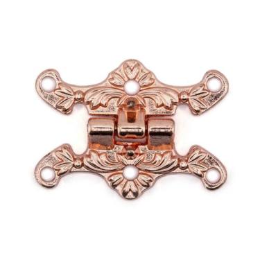 Imagem de Dobradiça Butterfly 4 Peças Metal Zamac Decoração Artesanato Caixas Md