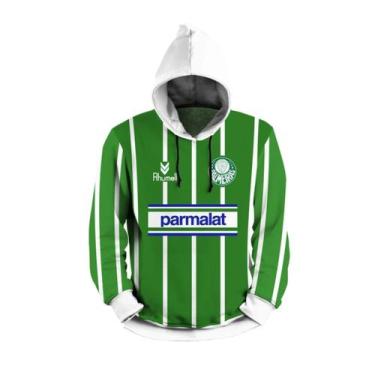 Imagem de Moletom com capuz Palmeiras - Use Master , Verde, Listras, M