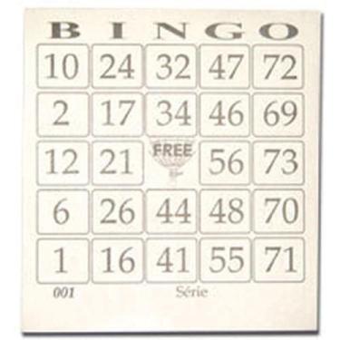 Imagem de Bloco para Bingo Jornal 110X100MM 100 Folhas  Pacote com 15 Unidades -