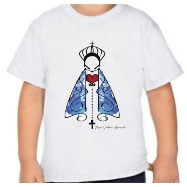 Imagem de Camiseta Infantil Nossa Senhora Aparecida Est.26 - ZLprint, 10