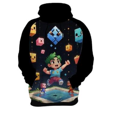 Imagem de Moletom Casaco Blusa Jogo Quadrado de Blocos Mineração 10 - Enjoy Shop
