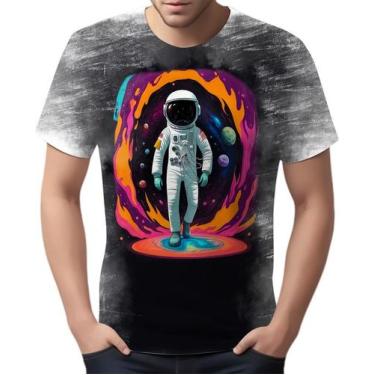 Imagem de Camiseta Camisa Galaxias Astronauta Marte Lua Planetas 2 - Enjoy Shop,